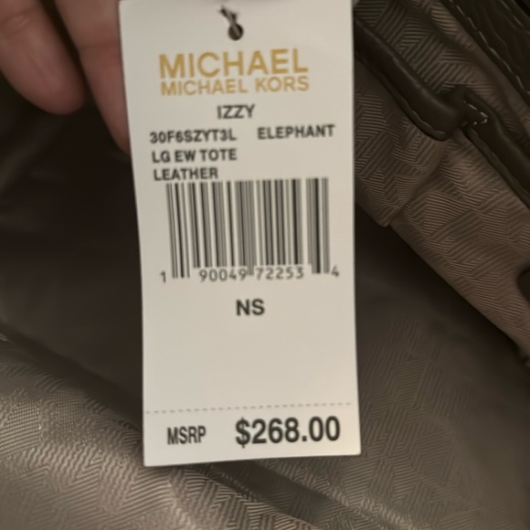 NWT Michael Kors Large Izzy Tote in Gray - Picture 2 of 7